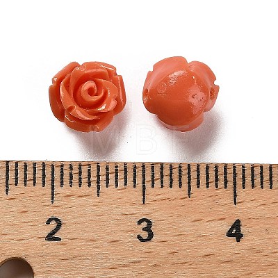 Synthetic Coral Carved Beads CORA-H003-01B-32-1