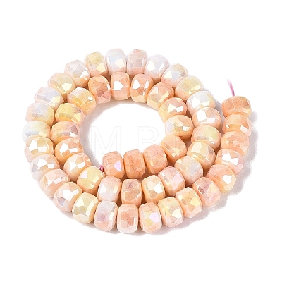 Anti-Tarnish Electroplate Glass Beads Strands GLAA-T025-10mm-11D-1