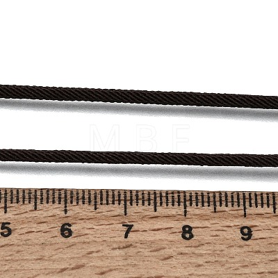 2.5MM Adjustable Braided Nylon Cords Necklace Making FB-CBAA152-02G-37-1