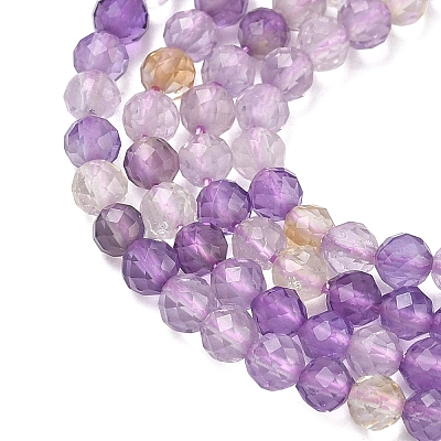 Natural Ametrine Beads Strands G-K407-A01-3mm-1