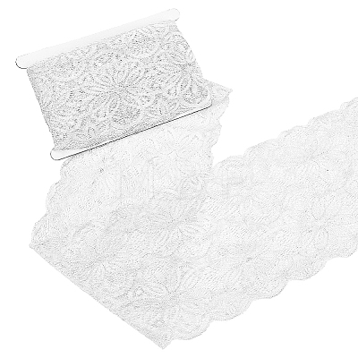 1Pc Spandex with Nylon Lace Edge Trim Ribbon OCOR-FG0003-45A-1