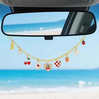Aluminum Pendant Decorations HJEW-BM00064-1