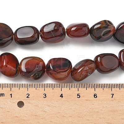 Natural Red Agate Beads Strands G-H295-D01-14-1