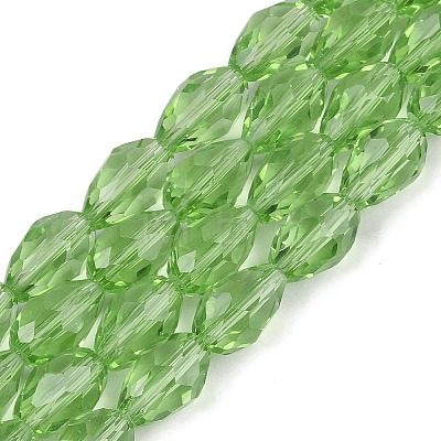 Transparent Imitation Jade Glass Beads Strands GLAA-N005-T8mm-D13-1