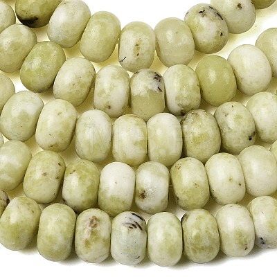 Natural Yellow Turquoise(Jasper) Beads Strands G-A280-A02-02-1