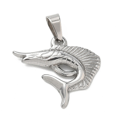 304 Stainless Steel Pendants STAS-B141-03C-P-1