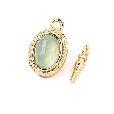 Brass & Natural Gemstone Box Clasps GG-CBAFA4F-03G-C-1