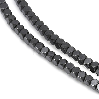 Electroplate Non-magnetic Synthetic Hematite Beads Strands G-I175-09D-1