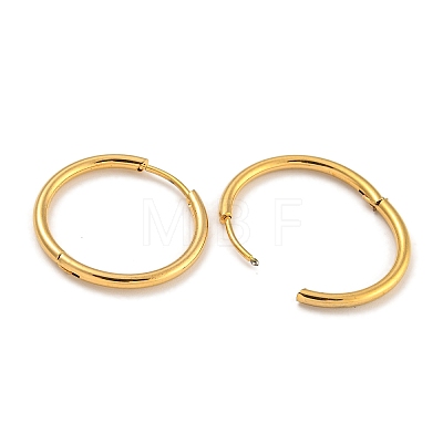 PVD Vacuum Plating 304 Stainless Steel Huggie Hoop Earrings for Women EJEW-F280-07F-G-1