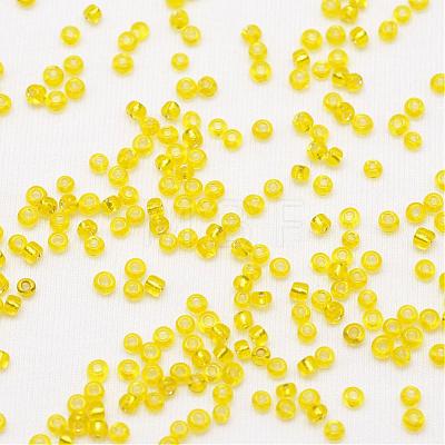 6/0 Transparent Glass Round Seed Beads X-SEED-J010-F6-30-1