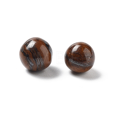 Natural Tiger Eye Sphere Beads G-P520-20-1