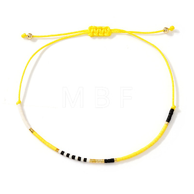 Bohemian Glass Seed Bead Braided Bracelets WO6368-14-1