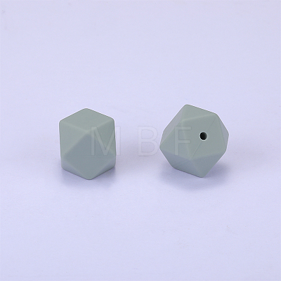 Hexagonal Silicone Beads SI-JX0020A-43-1