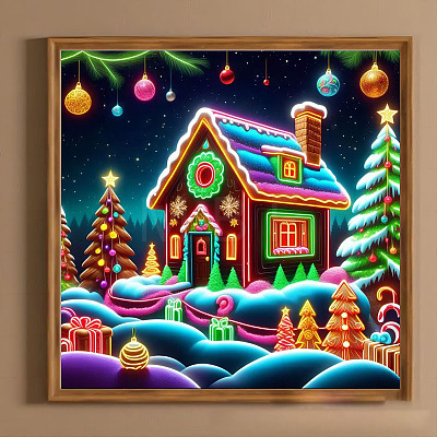 Christmas Series DIY Diamond Painting Kit DIY-B078-12-1