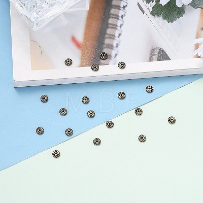 Tibetan Style Alloy Spacer Beads K0P9F071-1