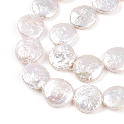 Natural Nucleate Keshi Pearl Beads Strands PEAR-S018-03H-1