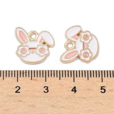 Easter Alloy Enamel Pendants ENAM-I055-01KCG-03-1