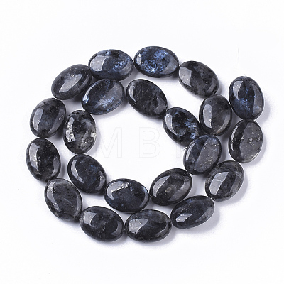 Natural Larvikite Beads Strands X-G-S359-001-1