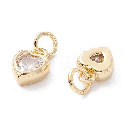 Brass inlaid Cubic Zirconia Pendants ZIRC-A019-13G-D-1