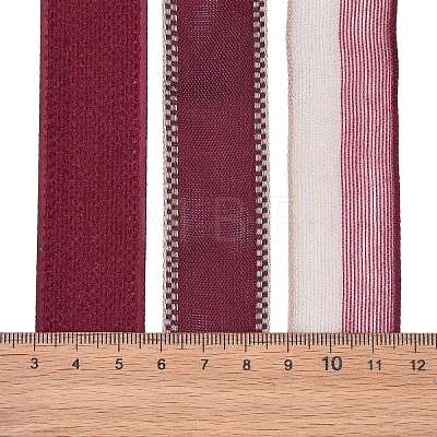 9 Yards 3 Styles Polyester Ribbon SRIB-A014-A04-1