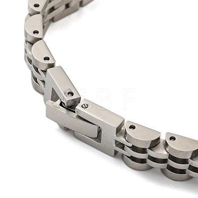 Non-Tarnish 304 Stainless Steel Thick Link Chain Bracelet BJEW-G649-09B-A-1