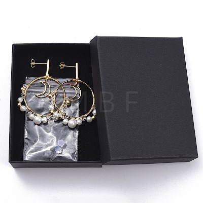 Dangle Stud Earrings EJEW-JE04065-02-1