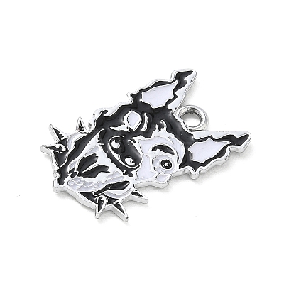 Halloween Alloy Enamel Pendants AL-CBA492B-01H-P-1