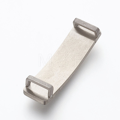 Tarnish Resistant 304 Stainless Steel Slide Charms STAS-I092-05P-1