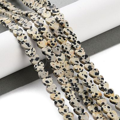 Natural Dalmatian Jasper Beads Strands G-M403-A31-02-1