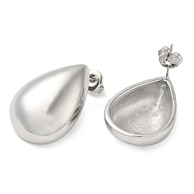 Non-Tarnish 304 Stainless Steel Teardrop Stud Earrings EJEW-Z022-13P-1