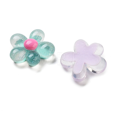 Translucent Resin Decoden Cabochons RESI-B027-01-1