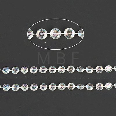 Acrylic Transparent Beads Bradde Chain DIY-D041-01B-1