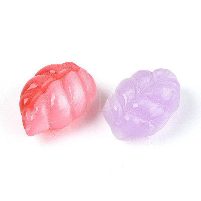 Opaque Imitation Cat Eye Resin Beads RESI-T060-34M-1