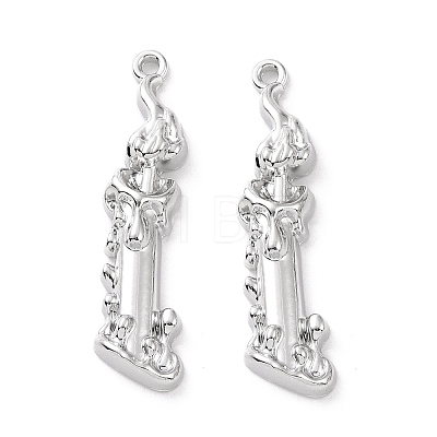 Rack Plating Alloy Pendants PALLOY-D007-69P-1