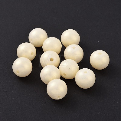 ABS Plastic Imitation Pearl Beads KY-F019-08B-01-1