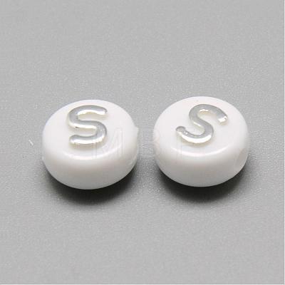 Plating Acrylic Beads SACR-S297-10-1