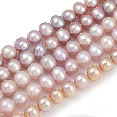 Natural Cultured Freshwater Pearl Beads Strands PEAR-I007-07X-05C-1