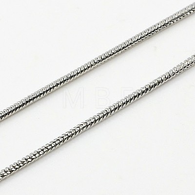 Herringbone Chain Necklace for Men NJEW-F027-16-1mm-1