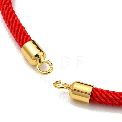 Nylon Cords Bracelet Makings Fit for Connector Charms AJEW-P116-02G-16-1