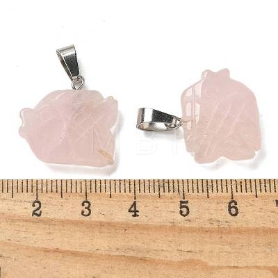 Natural & Synthetic Mixed Gemstone Pendants G-B127-16P-1