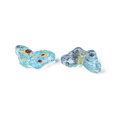 Picasso Transparent Glass Beads SEED-N012-05C-1