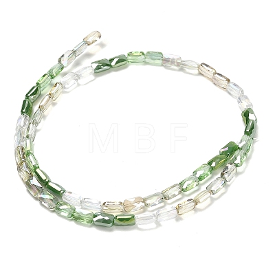Electroplate Glass Beads Strands EGLA-P068-01A-07-1