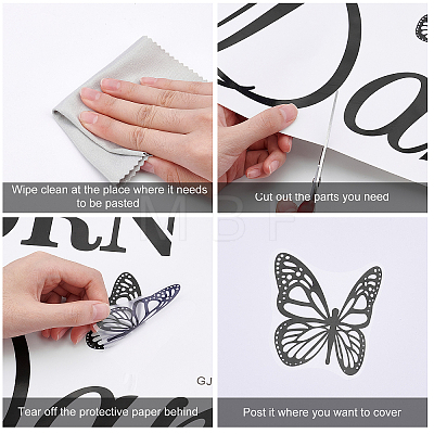 PVC Wall Stickers DIY-WH0228-233-1