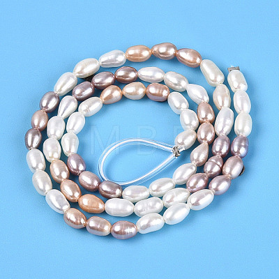 Three Color Natural Cultured Freshwater Pearl Beads Strands PEAR-N012-04D-01-1