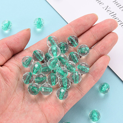Transparent Acrylic Beads TACR-S154-10A-68-1