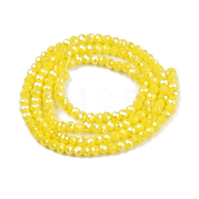 Electroplate Glass Beads Strands EGLA-A044-P1mm-A04-1