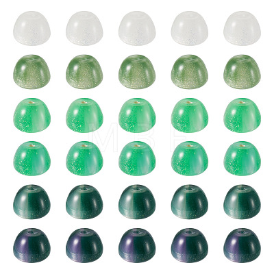 30Pcs 3 Colors Resin UV Reactive Beads RESI-TA0005-67B-1