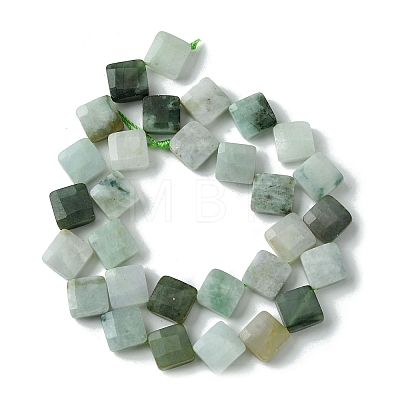 Natural Myanmar Jadeite Beads Strands G-A092-D01-02-1