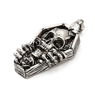 Tibetan Style Alloy Pendants FIND-C081-04AS-1