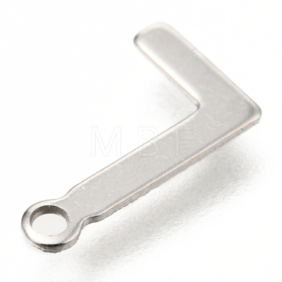 Non-Tarnish 201 Stainless Steel Charms STAS-C021-06P-L-1